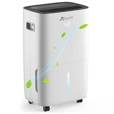 Airgjob 50 Pints Energy Star Dehumidifier with Drain Hose for Home & Basement