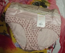 3 NEW WARNERS RU1023R 909 NO PINCHING NO PROBLEMS COTTON HIPSTER PANTIES M/6