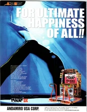 Andamiro Magazine Ad Pump DX Dance Game 2000s Arcade Machine