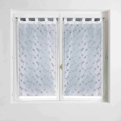 Paire de Voilages "Dalya" 60x120cm Blanc - Photo 1/3