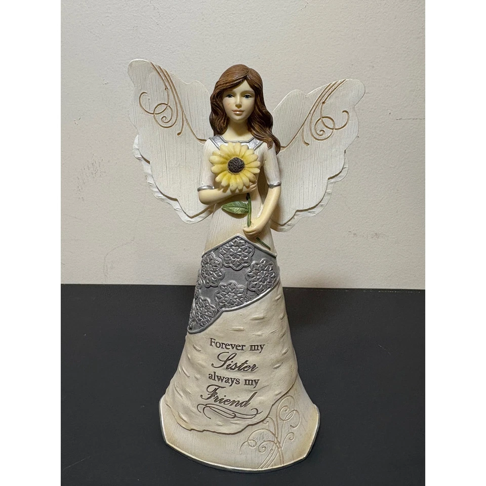Elementos Hermana Ángel Figura Girasol Para Siempre Mi Hermana Siempre Mi Amigo Regalo Foto 2 de 4