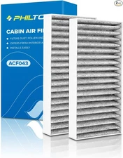 Cabin Air Filter with Activated Carbon, Replacement-CF11777 Pack of 2