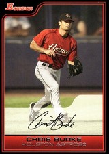 Chris Burke 2006 Bowman #16 Houston Astros MLB READ FREE SHIPPING AutographDen