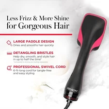 REVLON One-Step Hair Dryer and Styler, All-in-One Detangling and Straightener