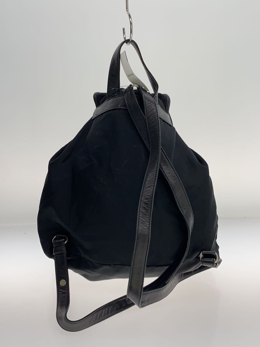 PRADA Backpack Nylon BLK Solid B6741 - image 3