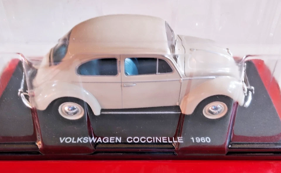 Volkswagen Coccinelle Auto Vintage Hachette Collections 1/24 neuve