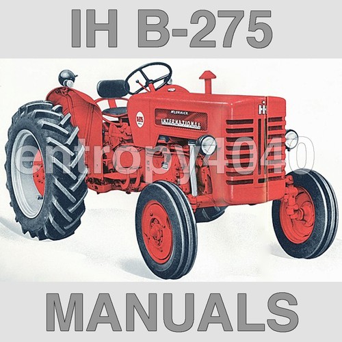 IH B275 B275 Tractor ENGINE, BRAKES, PTO REPAIR SERVICE MANUAL 12
