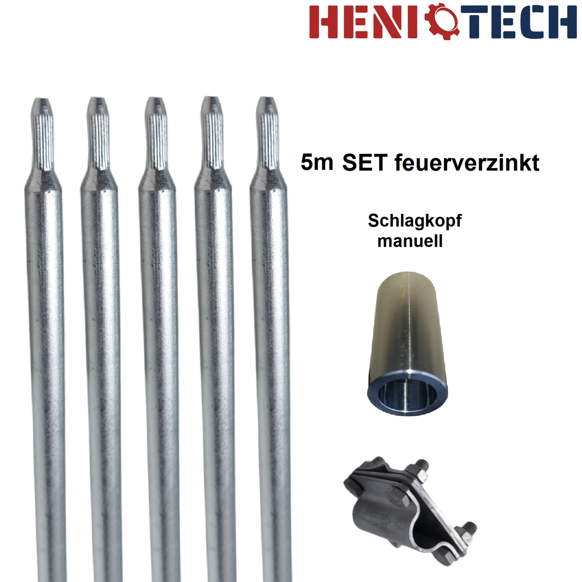 Tiefenerder Erder Erdung SDS Max Schlagkopf - Wahl