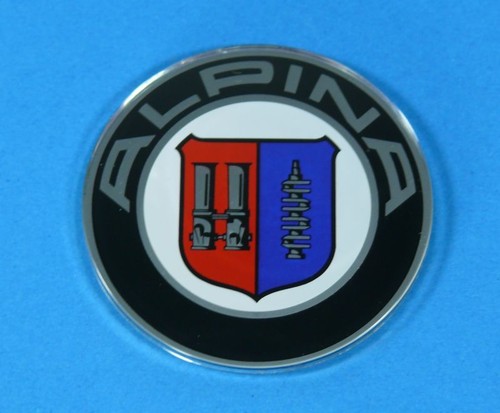 Alpina Emblem Plexiglas 50,8mm Felgenemblem NEUWARE Original Alpina - Zdjęcie 1 z 1