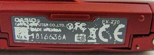 Casio Exilim EX-Z70 Z70 7.2 SD Digital Camera - AS IS - Picture 6 of 7