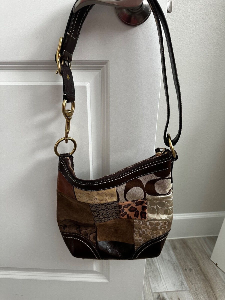 New condition and Rare Coach Patchwork-F12840 shoulder crossbody