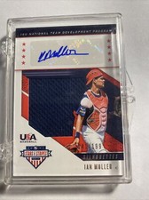 2019 USA Baseball Stars & Stripes Signatures Jerseys Ian Moller Auto 141/199 📈