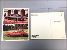 1975 Amc Matador Coupe Original 1-page Car Leaflet Post Card Postcard Cassini X