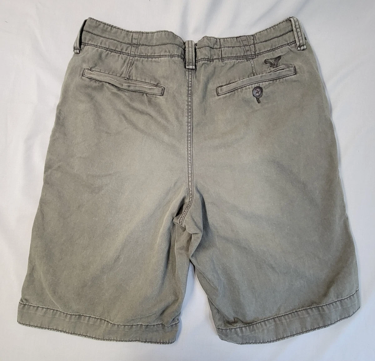 American Eagle Outfitters Longer Length Mens Chino Shorts Dark