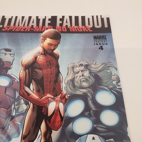 Ultimate Fallout #2,3,4,6 1st Miles Morales Spider-Man 2nd Print Variant Lot - Picture 5 of 22