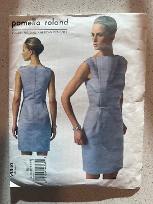VOUGE - UNCUT 1340 Sewing Pattern Designer Pamella Roland Misses' Dress