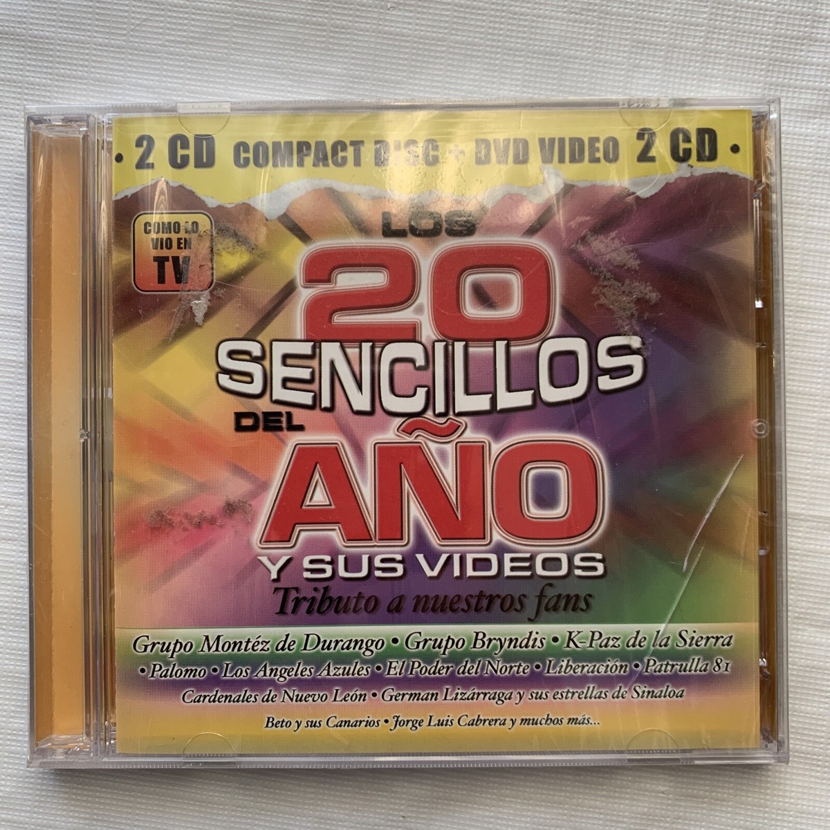 Los 20 Sencillos del Ano [CD & DVD] by Various Artists (CD, May