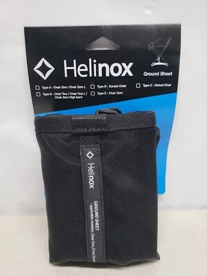 HELINOX Ground Sheet For Chair One Color Black