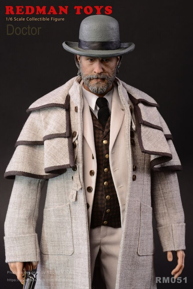 1/6 New REDMAN TOYS RM051 W cowboy Doctor Action Figure 1/6 New REDMAN TOYS RM051 W cowboy Doctor Action Figure
