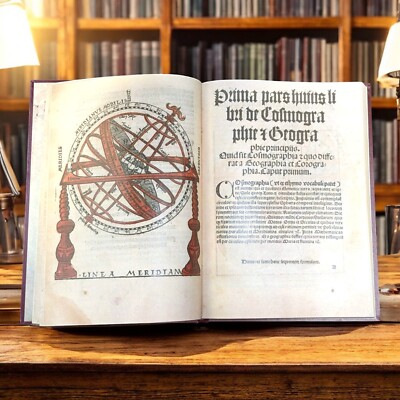 1524 COSMOGRAPHICUS LIBER Petrus Apianus Limited Leatherbound Edition Facsimile
