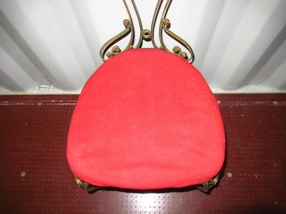 ANCIENNE CHAISE EN FER FORGÉ MARTELÉ-ANNÉE 50-DE PIER LUIGI COLLI-ITALIE-N°8 - Photo 4/4