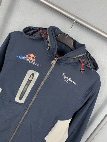 Pepe Jeans Red Bull Racing Mens Softshell Jacket Size M - Picture 2 of 7