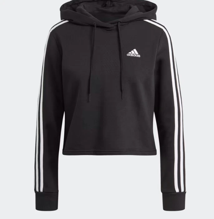 Adidas cropped sales hoodie damen
