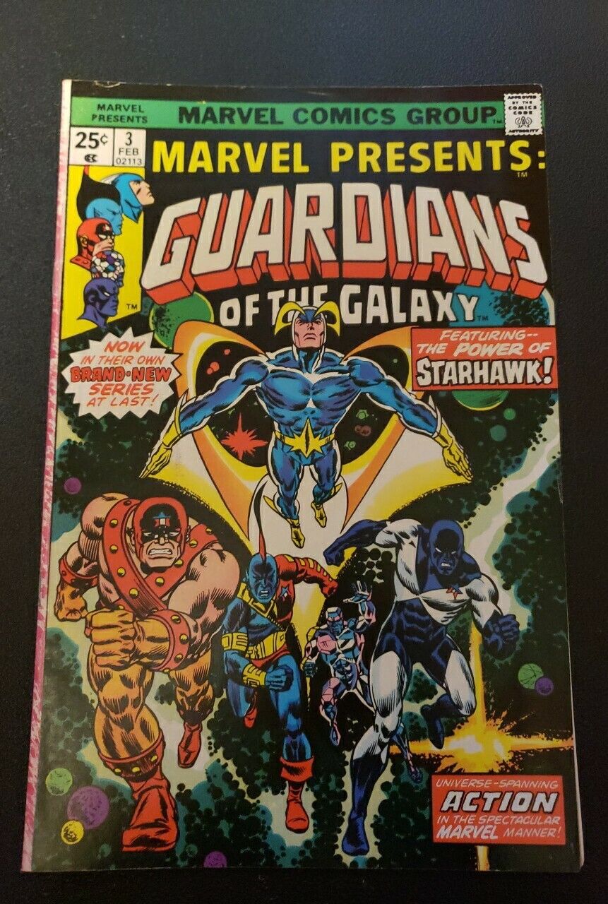 MARVEL PRESENTS #3 First SOLO GUARDIANS OF THE GALAXY  Marvel Comics Bronze Age 