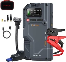 Portable Jump Starter with Air Pump, 8000Amp Car Battery Jumper Starter 12V