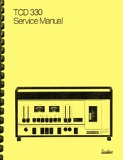  Tandberg TCD 330 Stereo Cassette Deck SERVICE MANUAL and ILLUSTRATED PARTS LIST