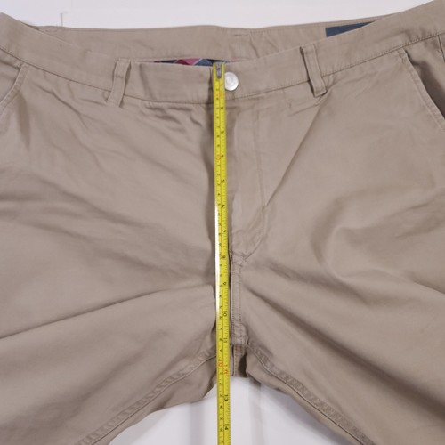 Chino/pantalones informales de pierna recta ajustados de algodón lavado caqui verdadero Bonobos para hombre 38x32 - Imagen 5 de 14