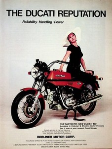 1975 Ducati 860 - Vintage Motorcycle Ad