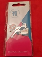 Olympics London 2012 Venue Sports Logo Pose Pin - Fencing