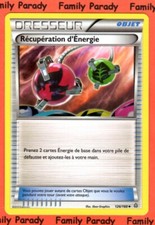 Récupération d'Energie 126/160 XY Primo Choc Carte Pokemon neuve fr