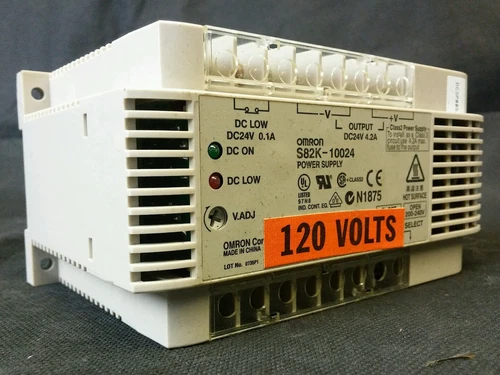 OMRON S82K-10024 POWER SUPPLY S82K10024, DC24V 0.1A OUTPUT: DC24V 4.2A