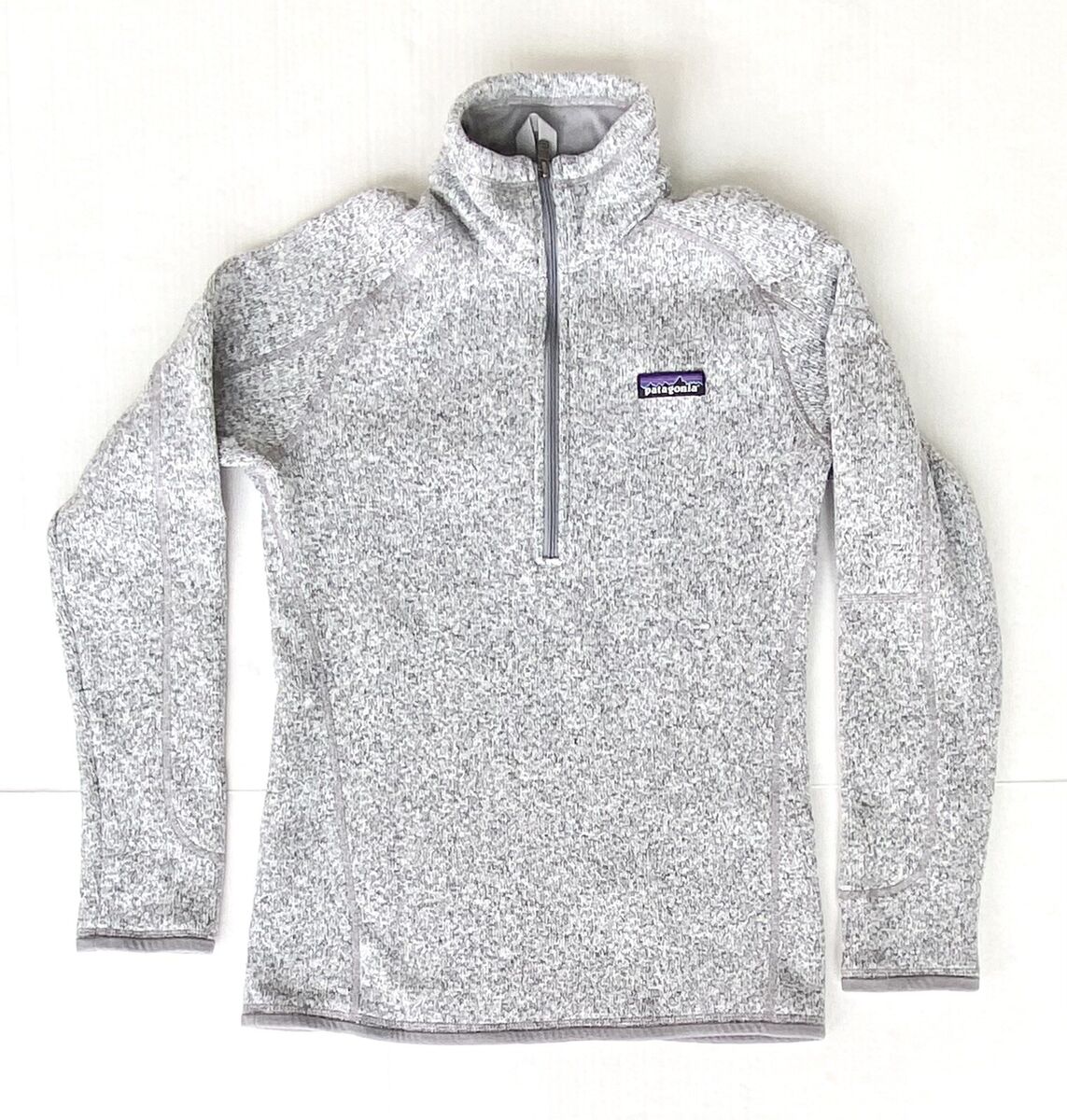 Women's Patagonia Better Sweater 1/4 Zip Birch White Fleece Women's Patagonia Better Sweater 1/4 Zip Birch White Fleece