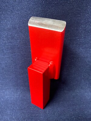 7/8  Hardy Shank Blacksmith Anvil Hot Cut Tool Single Bevel 1-3/4  Spring Steel