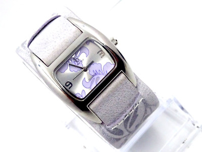 Crystal Blue Damen  Uhr Edelstahl  Quarz Analog Trendig Chic