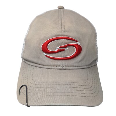 Strike King Snapback Mesh Back Trucker Hat Tan One Size Fishing