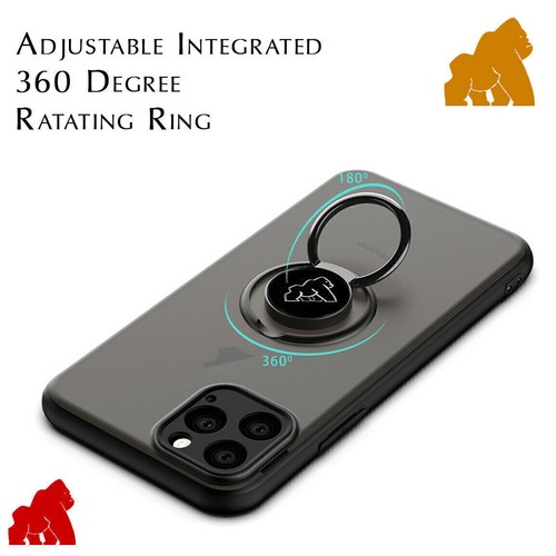 Custodia Gorilla con supporto ad anello per iPhone 16 Pro Max, 16, 15 Pro Max 14 13 12 11 X - Foto 14 di 47