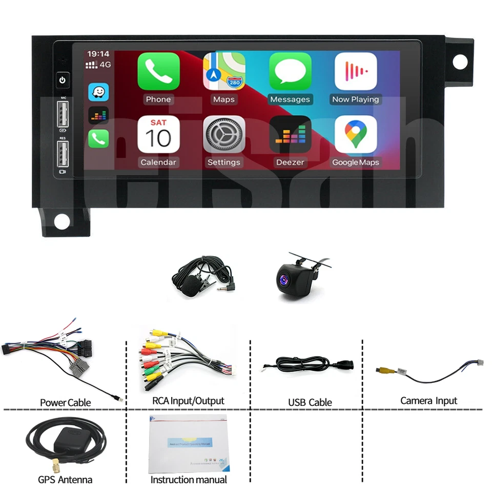 Rádio GPS sem fio Android Auto Apple Carplay para 97–02 Jeep Wrangler TJ 97–02 - Imagem 4 de 4