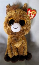 HARRIET the HORSE - Ty 6" GLITTER EYES  Beanie Boos  NEW & MINT TAGS