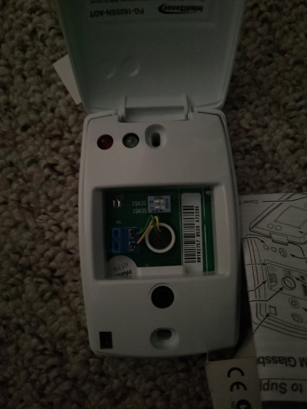 Honeywell Intellisense FG-1625N- Adt Flex Guard Flush-Mount Glassbreak Detector