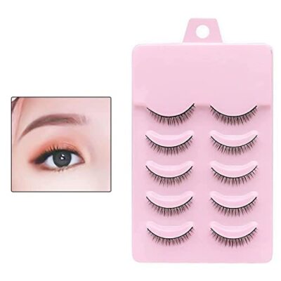 Pack Of 5 Short Mink False Eyelashes Natural Look Comfortable Wear Everyday Use