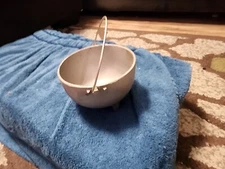 Vintage Cast Aluminum BEAN POT w Lid SERVICE IDEAS INC MPLS. MN. No lid