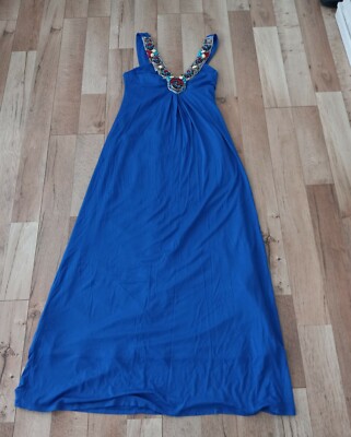 anthropologie bordeaux maxi dress Anthropologie Dresses | Anthropologie Bordeaux Bohemian Beaded Maxi Dress | Color: Blue | Size: S
