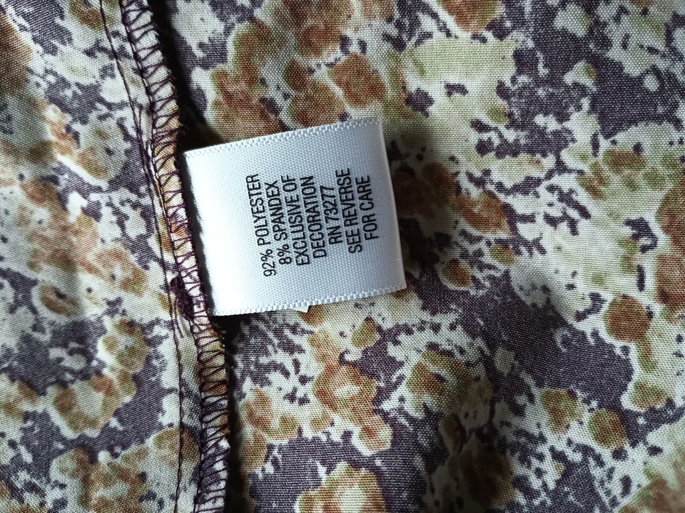 Просто Вера, Wang платье без рукавов на пуговицах коричневый, размер XL - Изображение 4 из 4