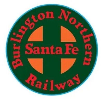 Burlington Northern Santa Fe Railway Railroad Train Sticker Decal