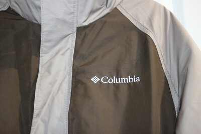 Columbia Sportswear Omni-Shield mens brown winter jacket parka SZ