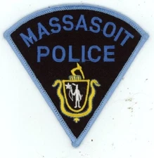 MASSACHUSETTS MA MASSASOIT POLICE NICE SHOULDER PATCH SHERIFF